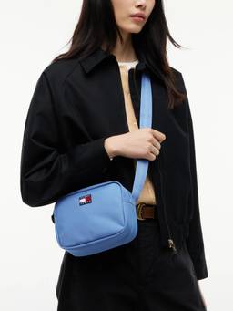 Tommy Hilfiger - Logo Blue Polyester Sling Bag