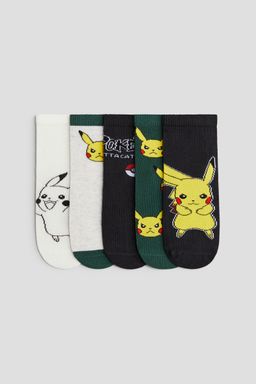 H&M - Boys 5-Pack Patterned Socks