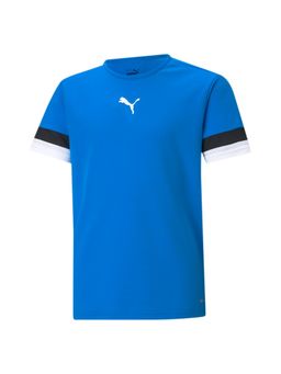 Puma - TeamRISE Unisex Kids Blue T-Shirt