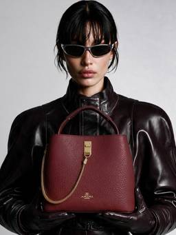 Akiki London - Women's Oxford Sling Bag with Pouch and Wallet (Maroon) (Small)