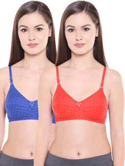 Bodycare - Women Poly Cotton Full Coverage Non Padded Regular Bra (Pack of 2)