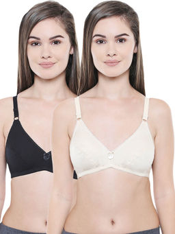 Bodycare - Women Cotton Full Coverage Non Padded Regular Bra (Pack of 2)
