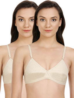 Bodycare - Women Cotton Full Coverage Padded Regular Bra (Pack of 2)