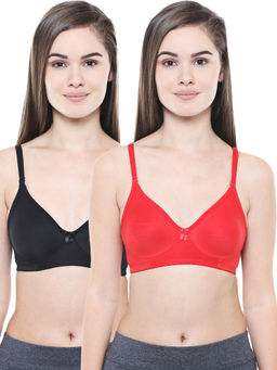 Bodycare - Women Cotton Full Coverage Non Padded Regular Bra (Pack of 2)