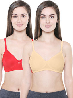 Bodycare - Women Cotton Full Coverage Non Padded Regular Bra (Pack of 2)