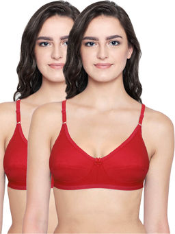 Bodycare - Women Cotton Full Coverage Non Padded Regular Bra (Pack of 2)