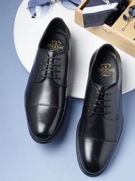 Buy Red Tape Men Black Derby Shoes 
