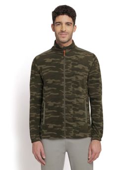WILDCRAFT - Men Textile Camouflage Jacket-Olive