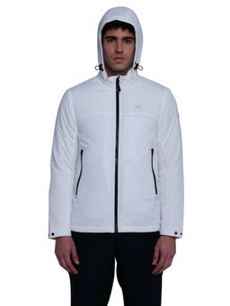 WILDCRAFT - White Color Men Polyester Solid Plain Jacket