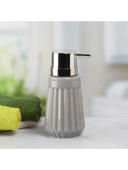 Kookee - Ceramic Soap Dispenser for handwash for Bathroom-Grey