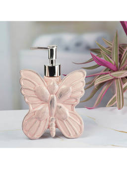 Kookee - Ceramic Soap Dispenser for handwash for Bathroom-Pink