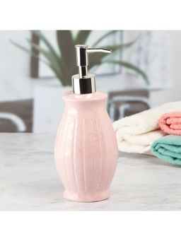 Kookee - Ceramic Soap Dispenser for handwash for Bathroom-Pink