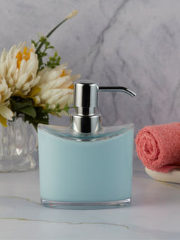 Kookee - Acrylic Soap Dispenser Pump for Bathroom -Blue