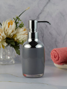 Kookee - Acrylic Soap Dispenser Pump for Bathroom -Grey