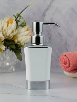 Kookee - Acrylic Soap Dispenser Pump for Bathroom -White