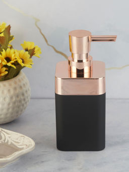 Kookee - Acrylic Soap Dispenser Pump for Bathroom -Black
