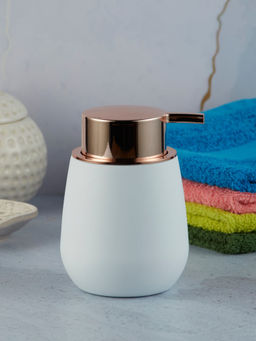 Kookee - Acrylic Soap Dispenser Pump for Bathroom -White