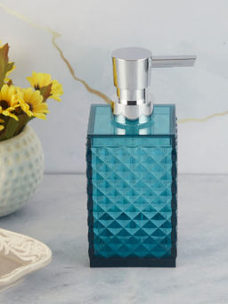 Kookee - Acrylic Soap Dispenser Pump for Bathroom -Blue
