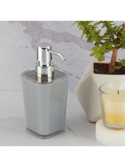 Kookee - Acrylic Soap Dispenser Pump for Bathroom -Grey