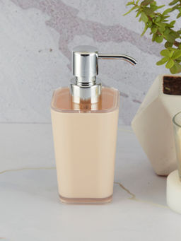 Kookee - Acrylic Soap Dispenser Pump for Bathroom -Beige
