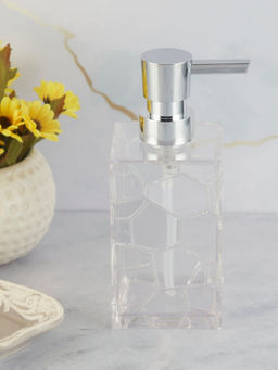 Kookee - Acrylic Soap Dispenser Pump for Bathroom -Transparent