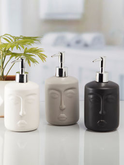 Kookee - Ceramic Soap Dispenser for handwash - Multicolor (Set of 3)