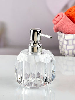 Kookee - Acrylic Soap Dispenser for Bathroom handwash -Transparent