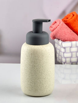 Kookee - Ceramic Soap Dispenser for handwash for Bathroom-Cream