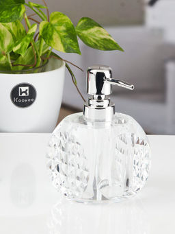 Kookee - Acrylic Soap Dispenser for Bathroom handwash -Transparent