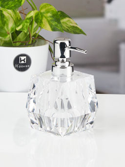 Kookee - Acrylic Soap Dispenser for Bathroom handwash -Transparent