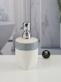 Kookee - Ceramic Soap Dispenser for handwash for Bathroom-Grey