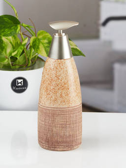 Kookee - Ceramic Soap Dispenser for handwash for Bathroom-Multicolor