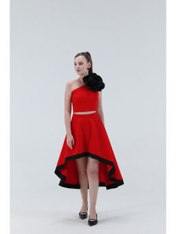 XAYA - Andrea High Low Skirt