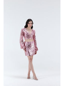 XAYA - Emily Sequins Mini Skirt