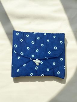 That Romeo - Indigo Tide Quilted Mini Pouch