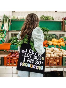 MasQ - Productive Black Tote Bag