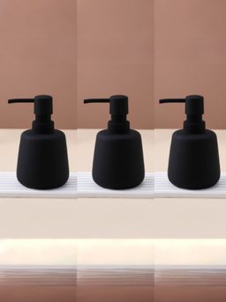 UMAI - 260Ml Soap Dispenser Bottle - Black (Pack of 3)