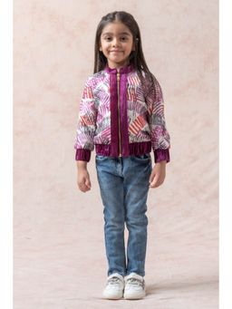 THETAA - Multicolored Striped Habutai Silk Bomber Jacket