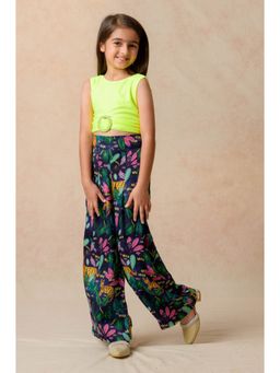 THETAA - Buckle Navy Blue Top With Pant