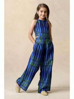 THETAA - Halter Neck Blue Jumpsuit