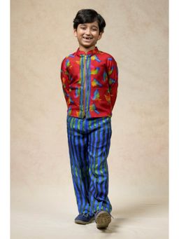 THETAA - Red Shacket With Pant