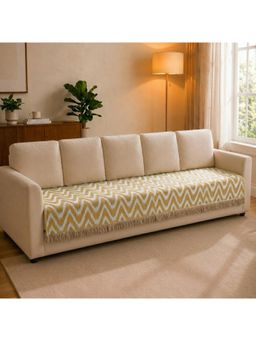 Saral Home - D Mond Cotton Woven Window Curtain 75% Light Blocking - Beige