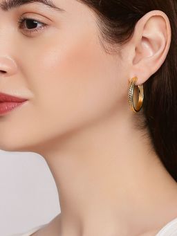 Twenty Dresses by Nykaa Fashion - Gold A Designed For Style Earrings