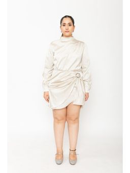 Contemponari - Cream Memories Mini Dress