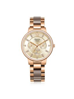 Alexandre Christie - 2933 BFB Ladies Multifunction Watch - Brown Rose Gold