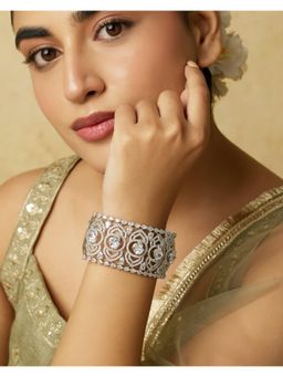 Indinoor - Zeevar Zircon Statement Bracelet