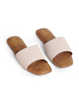 R&B - Nude Women PU Solid Flats