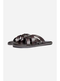 Snitch - Men Brown Vegan Strappy Sandals