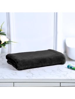 Black Gold - Bath Towels 400 Gsm Lightweight Ultra-Soft Plain Black