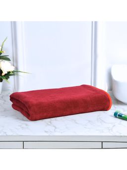 Black Gold - Bath Towels 400 Gsm Lightweight Ultra-Soft Plain Maroon